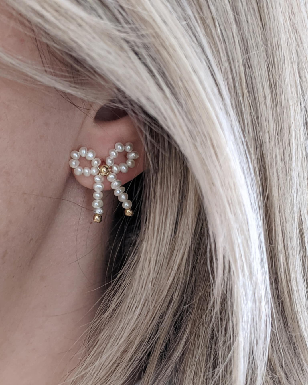 Boucles d'oreilles Double Nœud du Cœur