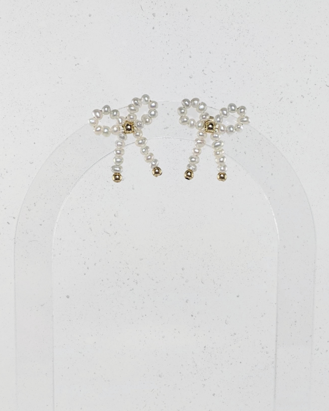 Boucles d'oreilles Double Nœud du Cœur