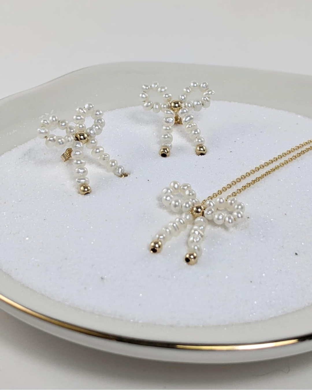 Boucles d'oreilles Double Nœud du Cœur