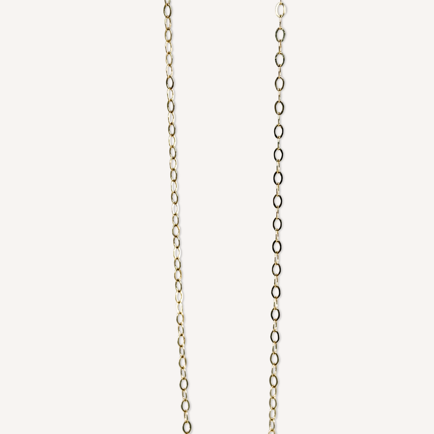 Hammered Light Chain Necklace