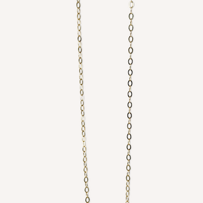Hammered Light Chain Necklace