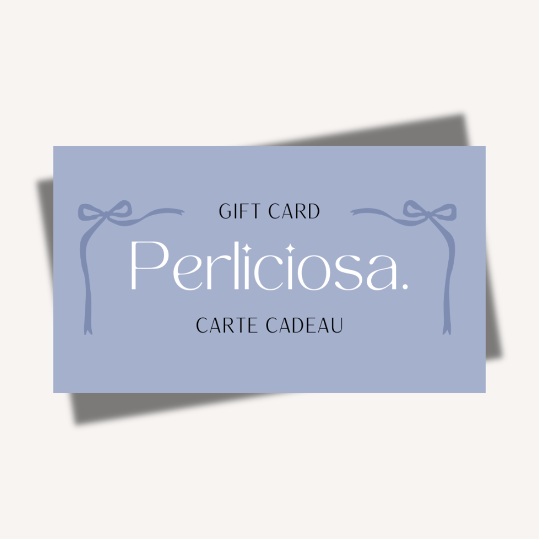 Perliciosa digital gift card for handmade jewelry and accessories