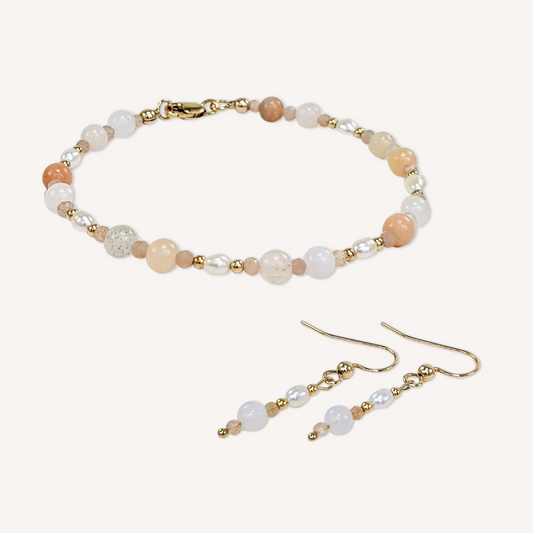L’ensemble Soléa Bracelet et Boucles d’oreilles